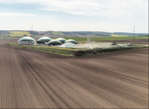 Usina de biogás para geração de eletricidade e calor em região agrícola